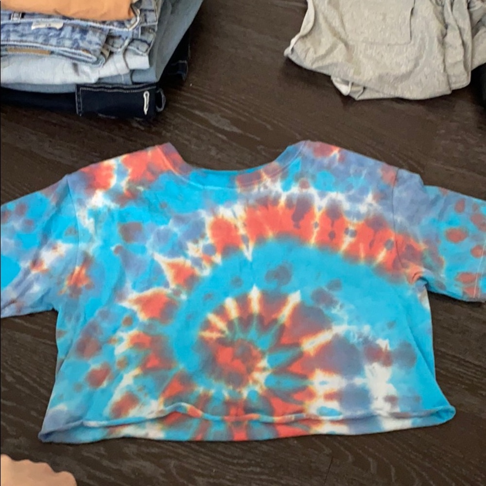 Tie dye crop top